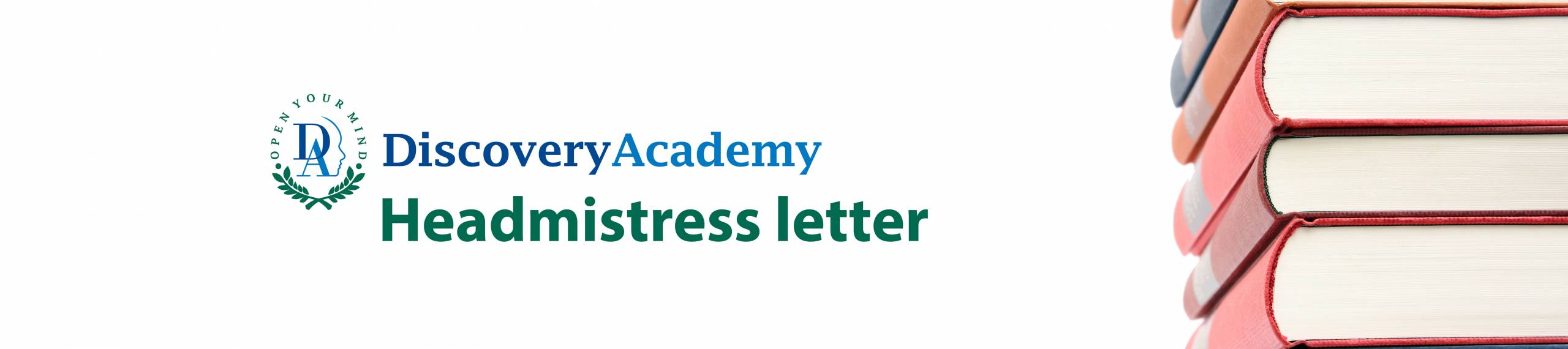 Headmistress Letter